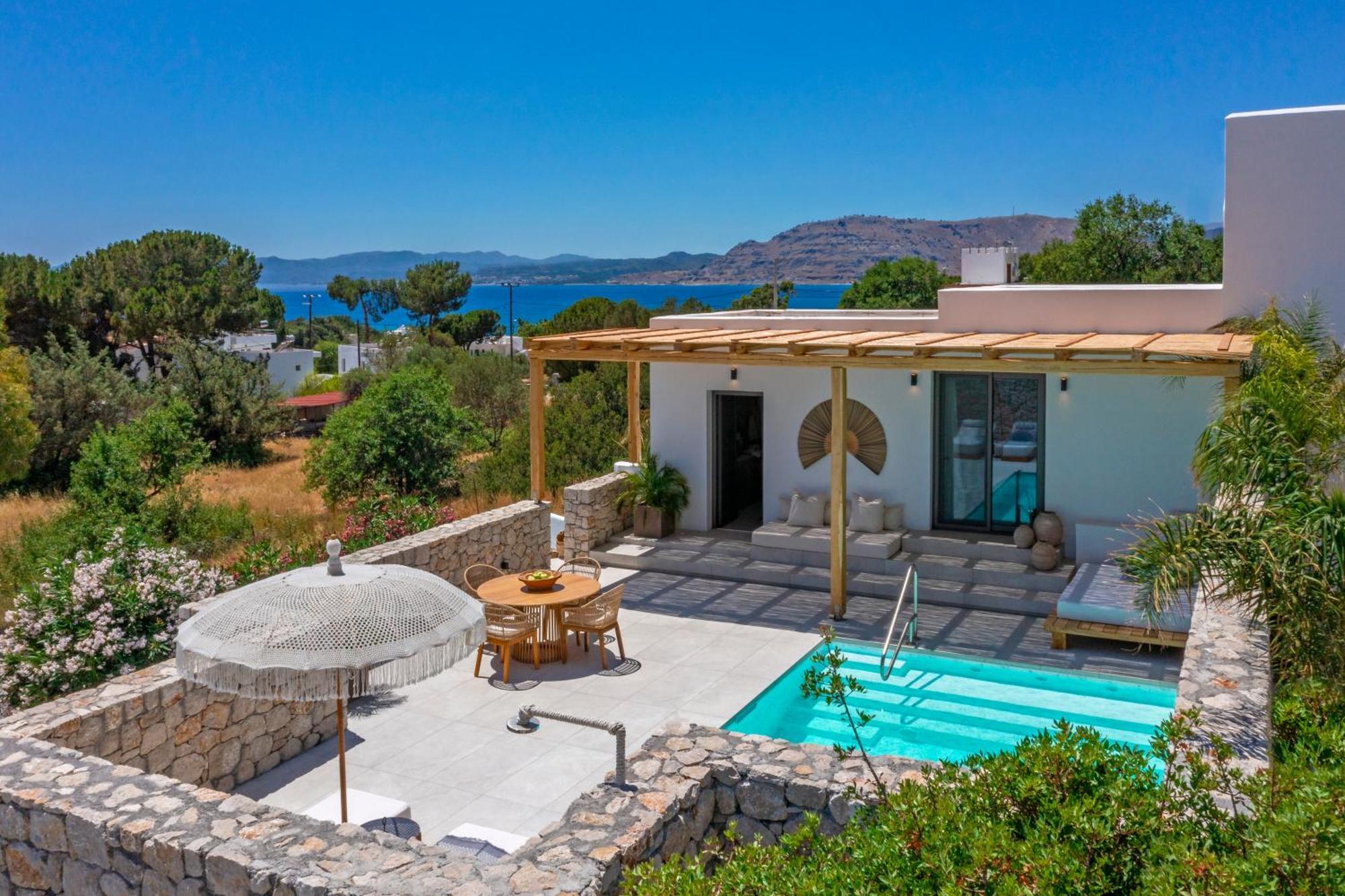Milos Villas Complex Pefki Buitenkant foto